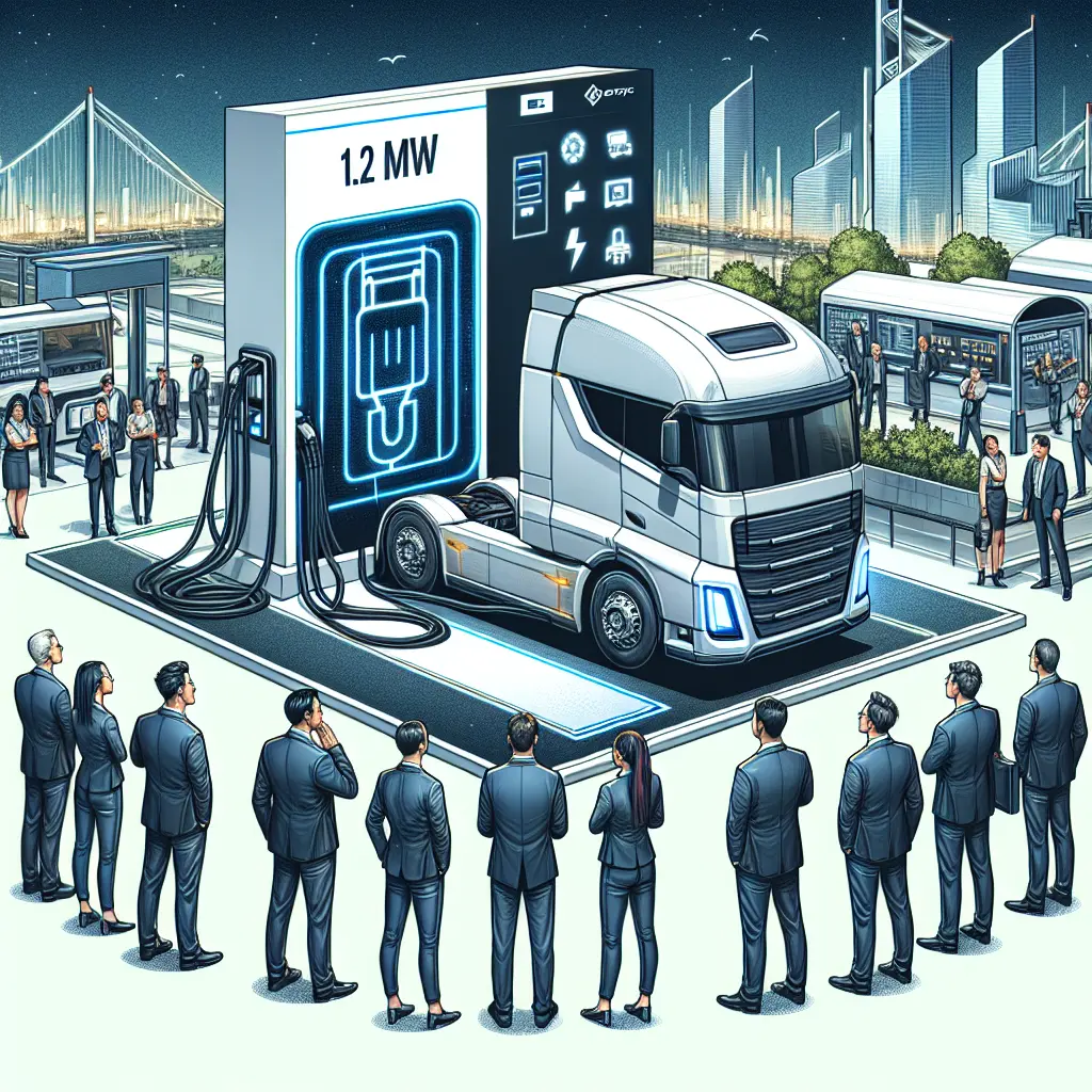 Representation of ABB Introduces 1.2 MW Megawatt Charging System for Electric Trucks at ACT Expo