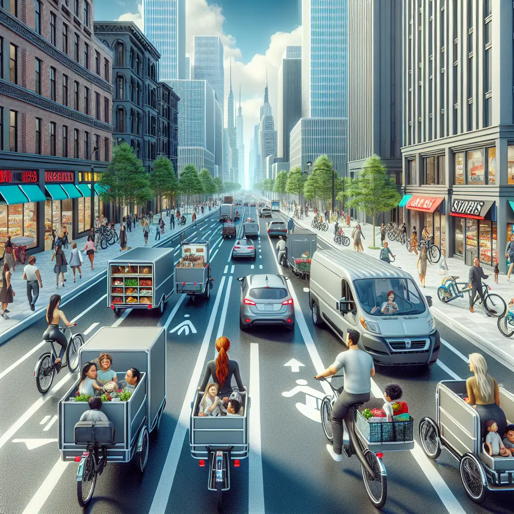 Representation of Urban Cargo Bike Adoption Surges as Modular Designs Support Growing City Cycling Trends